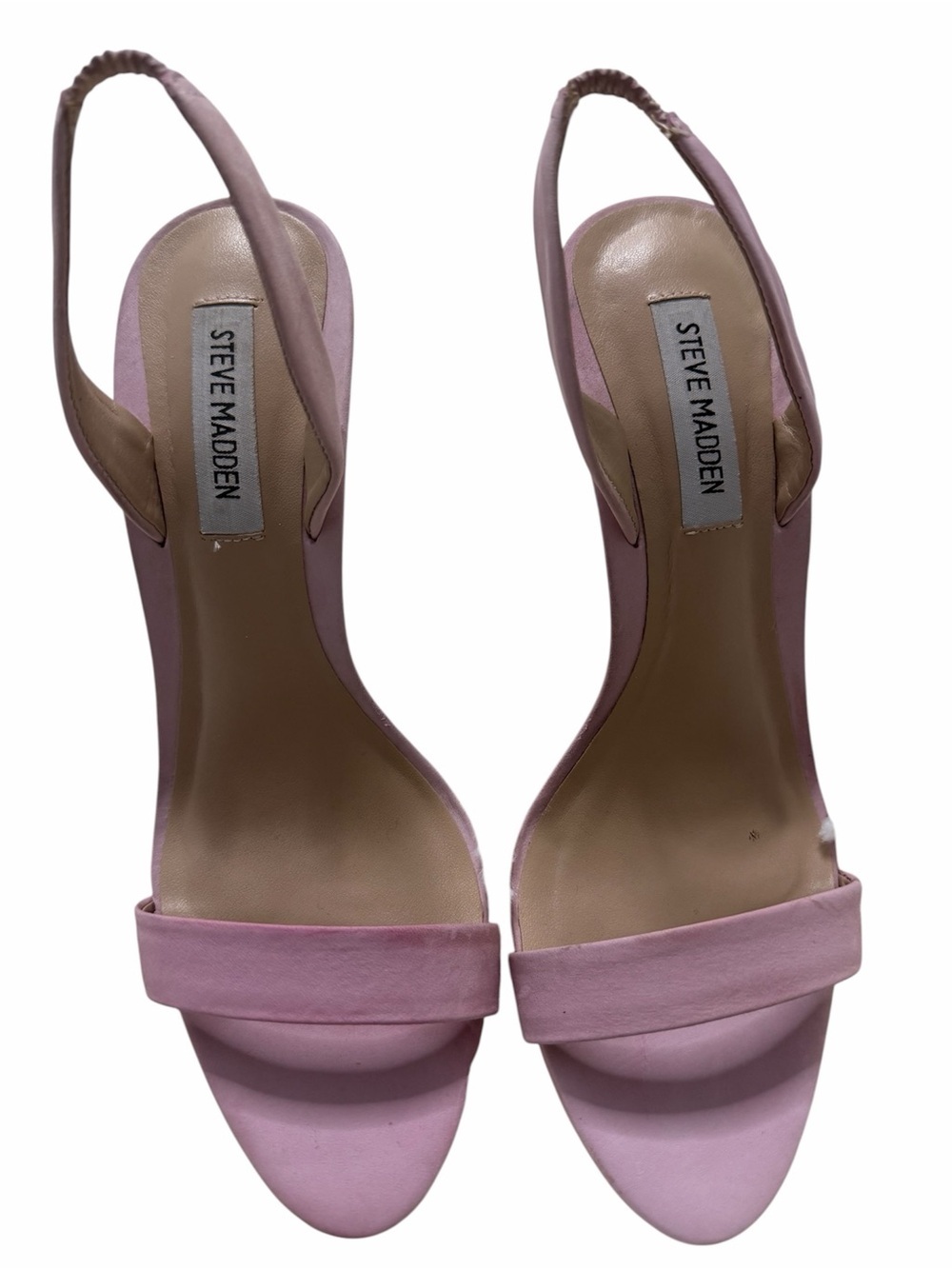 Steve Madden Pink Slingback Stilettos Size 8.5 Elegant Pastel Heels